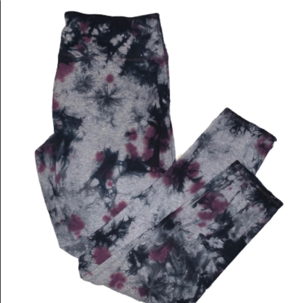 Calvin Klein purple printed leggings